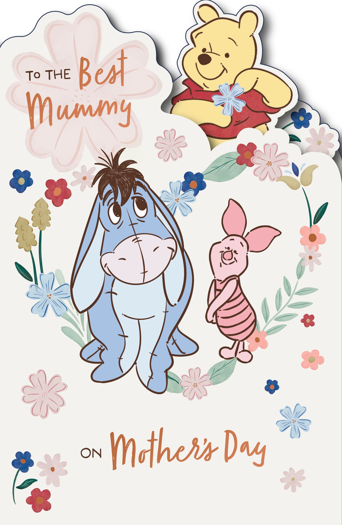 Hand Finished Greeting Cards Mummy Juvenile Disney Winnie the Pooh