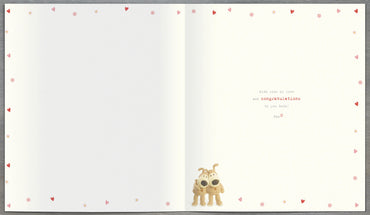 Large Card Standard Greeting Cards Wedding Cute Boofle