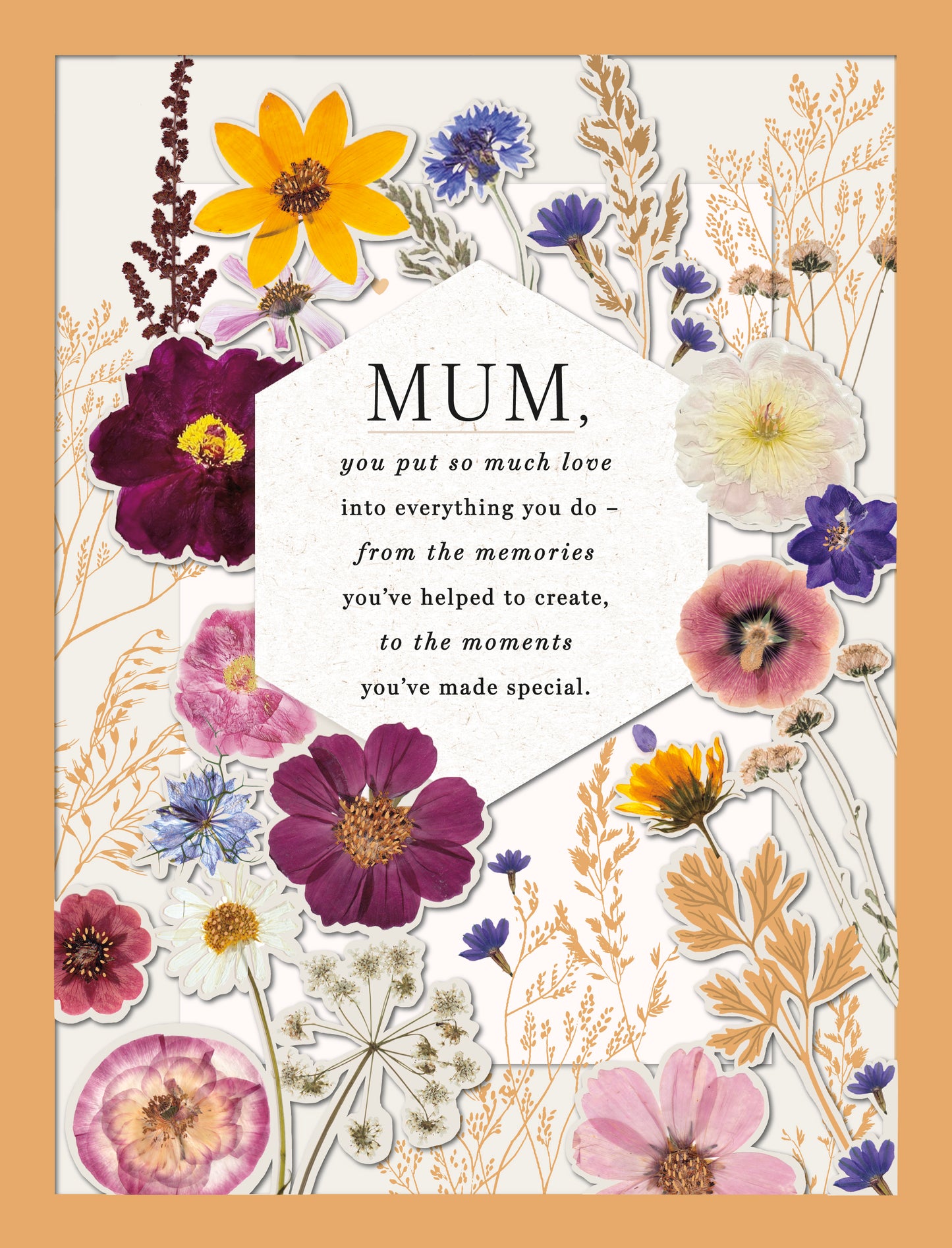 Large Card Standard Greeting Cards Mum  Gibson Core Line
