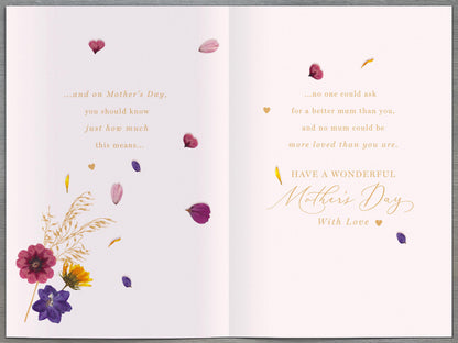 Large Card Standard Greeting Cards Mum  Gibson Core Line