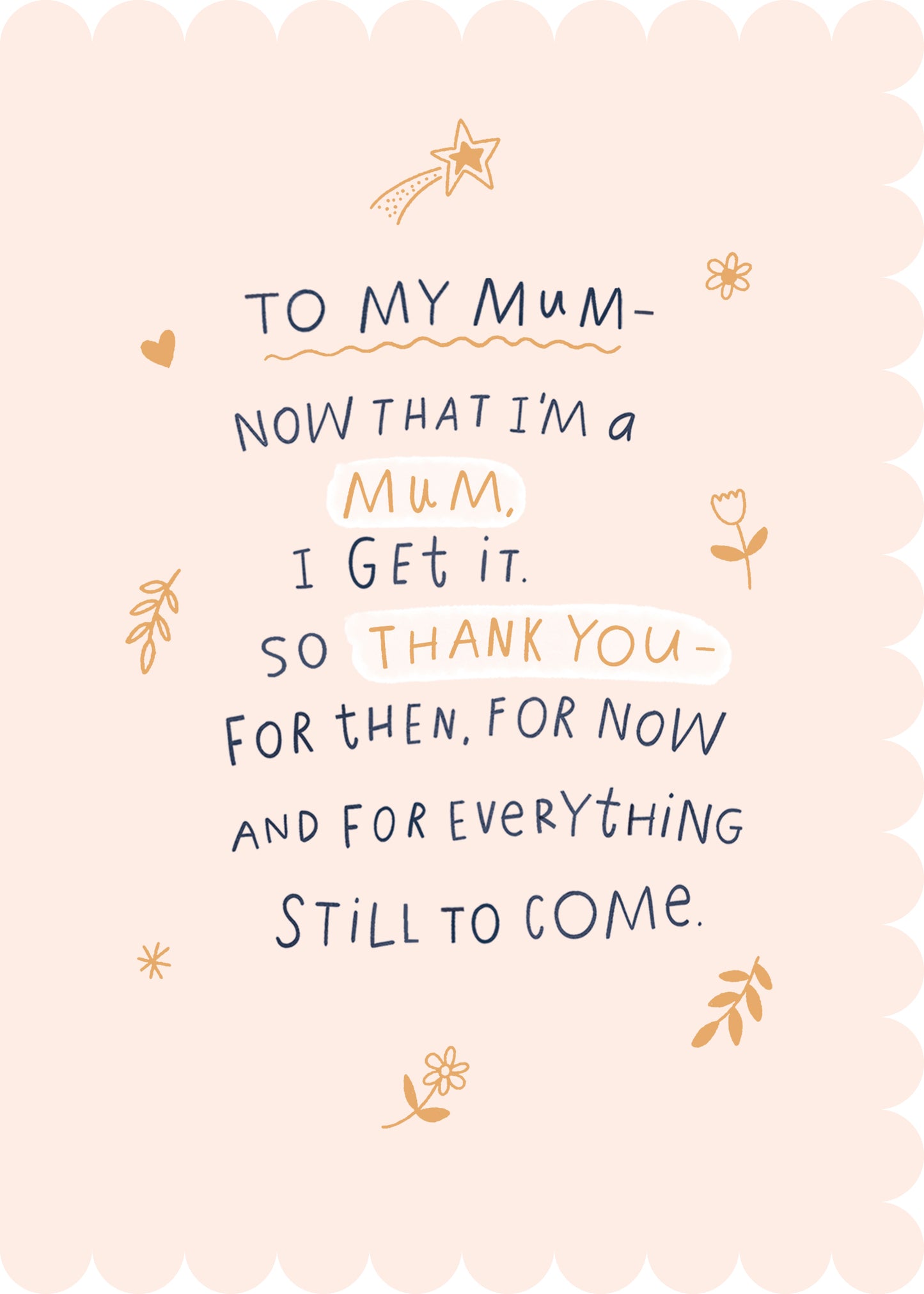 Standard Greeting Cards Mum  Kindred