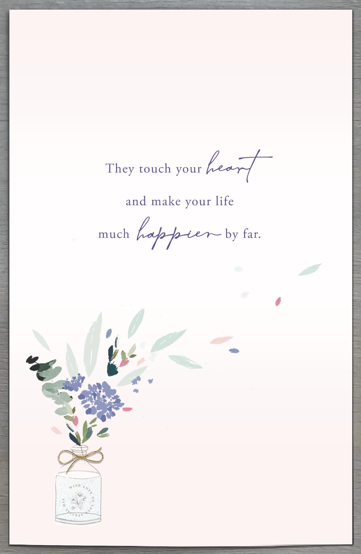 Hand Finished Greeting Cards Birthday Friend  Word Portraits