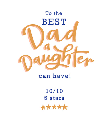Dad From Daughter Conv Greeting Cards Dad From Daughter Conv Counter Cards