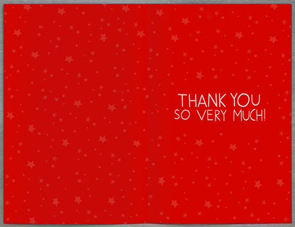 Standard Greeting Cards Thank You Cute Benny