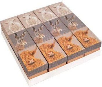 DESIGN BY VIOLET ASSORTED SMALL GIFT BOXES 12's - CEDAR & SAGE