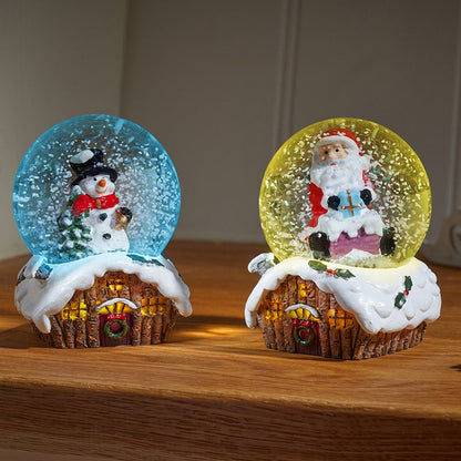 6cm Christmas Cabin SnowSphere, Mixed Case