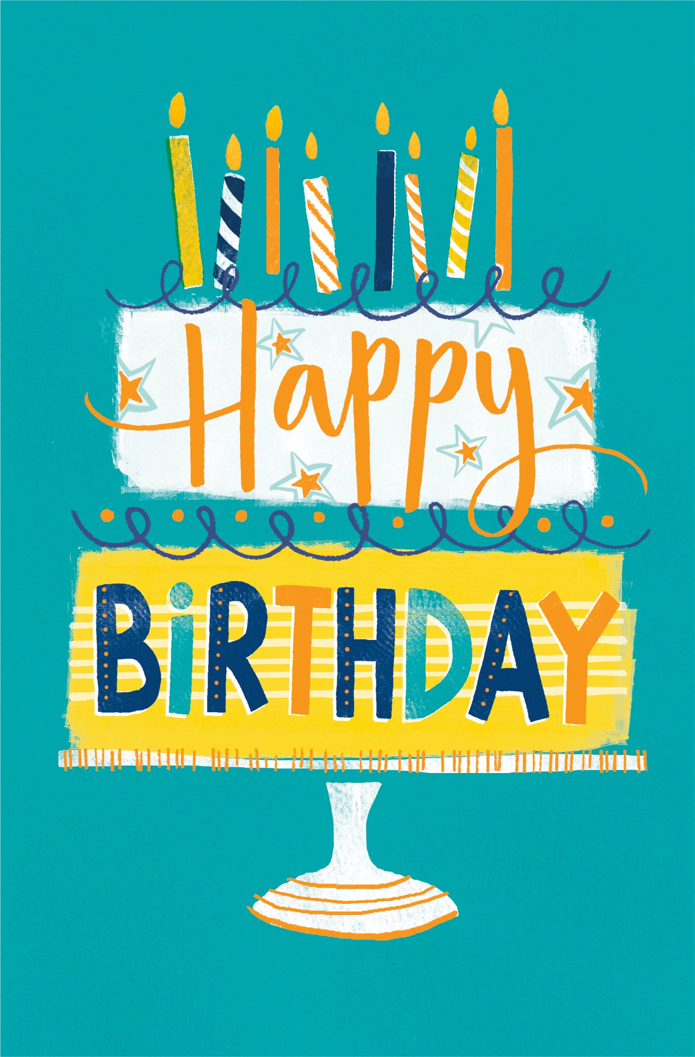 Standard Greeting Card Birthday General  Range: Gibson Core Line