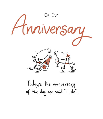 Standard Greeting Cards Anniversary Wedding On Our Hum Pickles & Patch