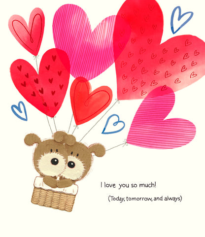 Standard Greeting Cards Cute Lots of Woof