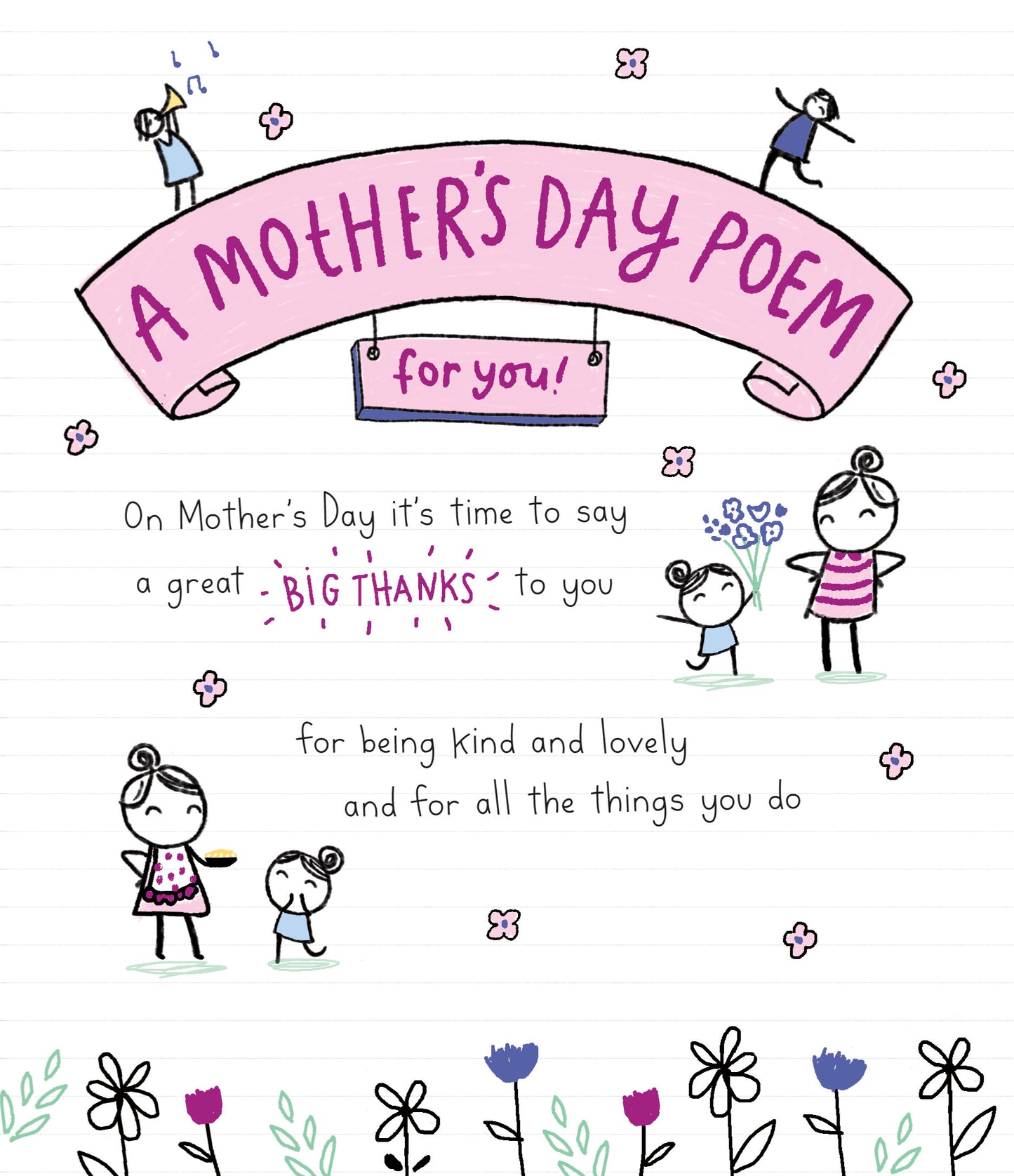 Standard Greeting Cards General Wish Cute Oodles of Doodles
