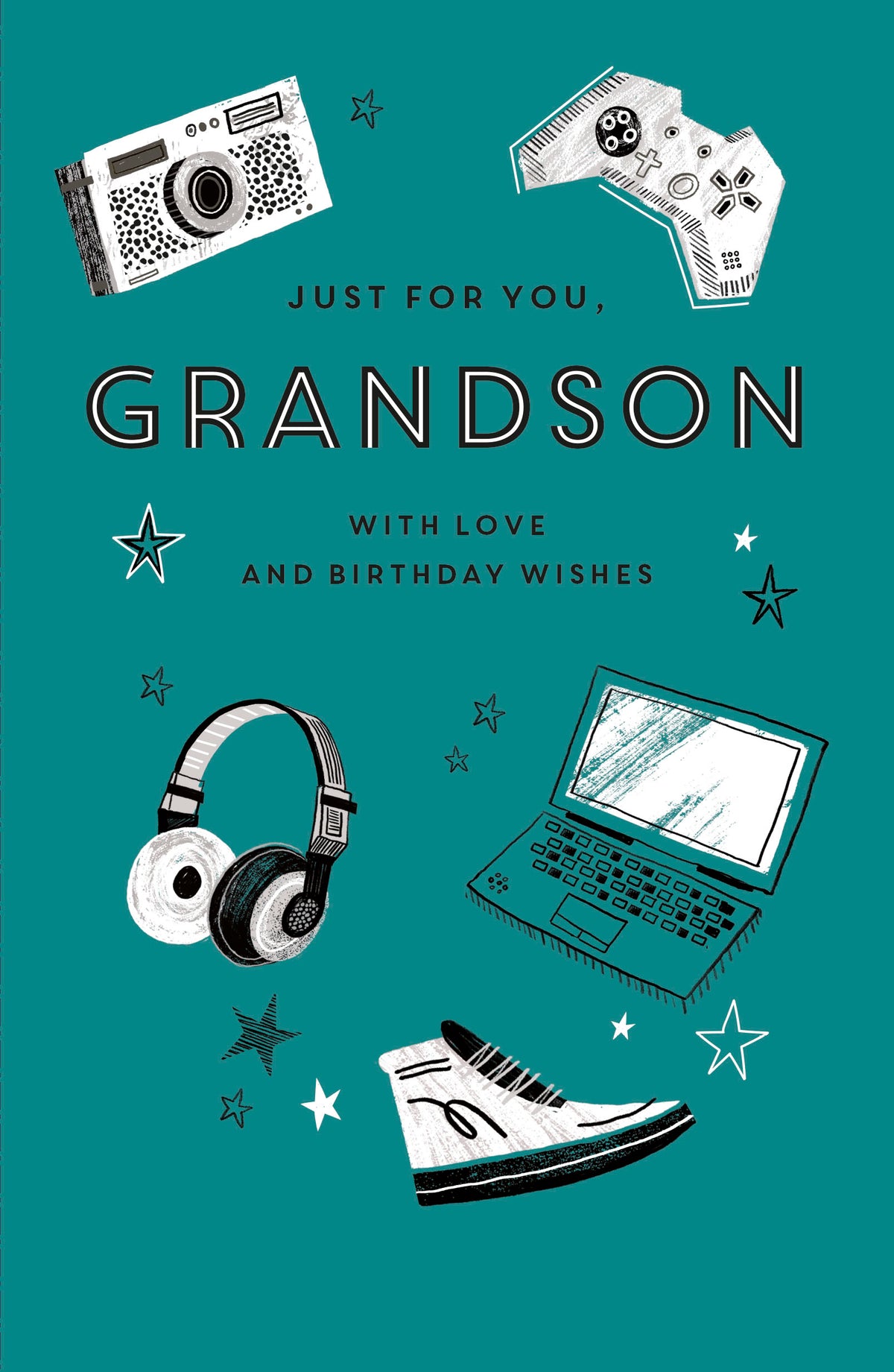 Standard Greeting Cards Birthday Grandson  Gibson Core Line