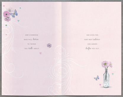 Hand Finished Greeting Cards Mum  Word Portraits
