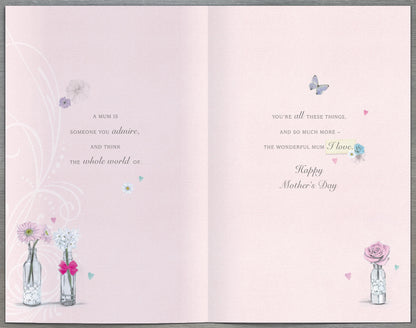 Hand Finished Greeting Cards Mum  Word Portraits
