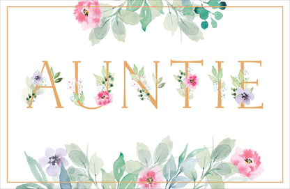 Standard Greeting Cards Birthday Auntie  Gibson Core Line