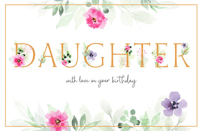 Standard Greeting Cards Birthday Daughter  Gibson Core Line