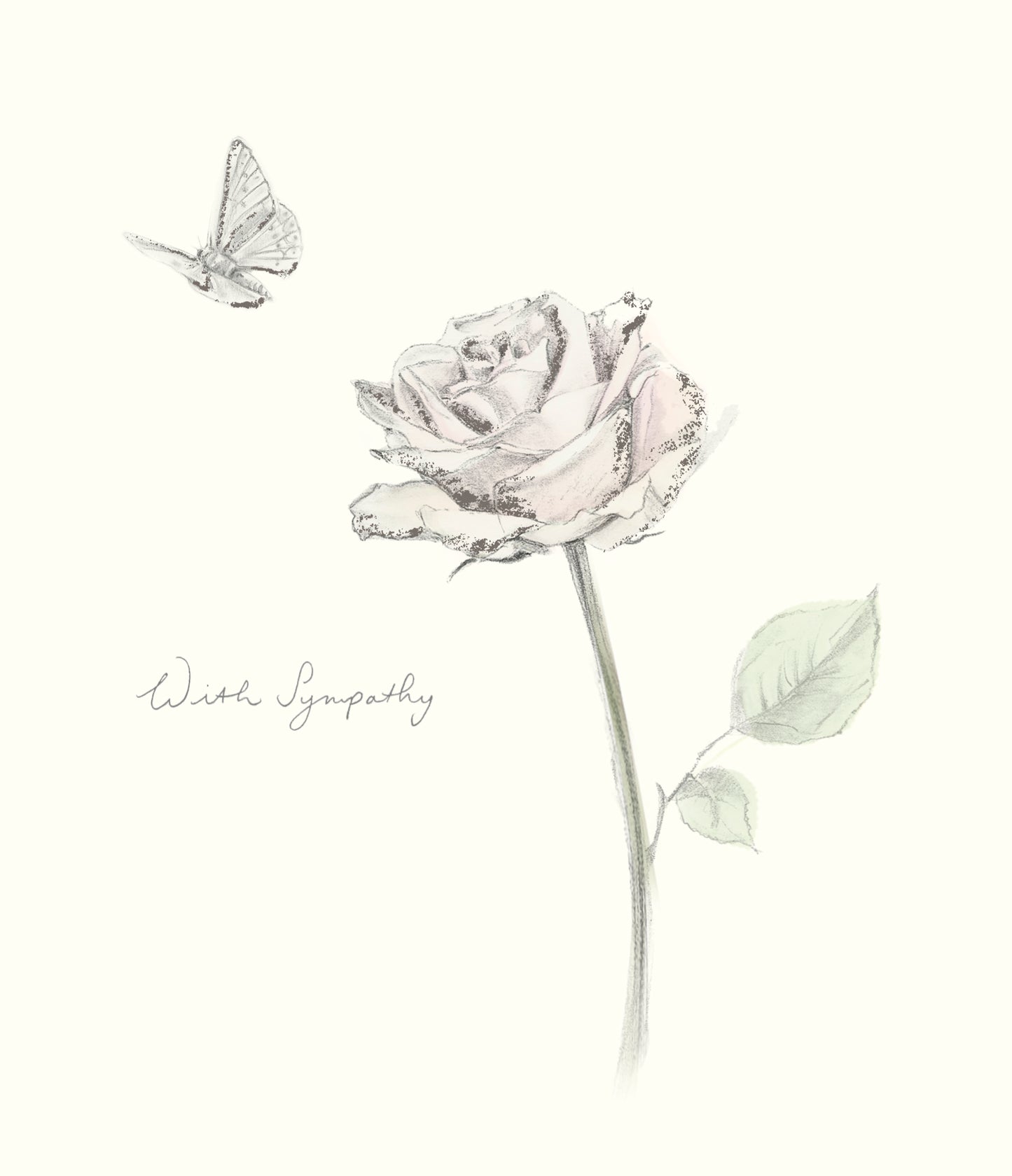 Standard Greeting Card Sympathy  Range: Elizabeth