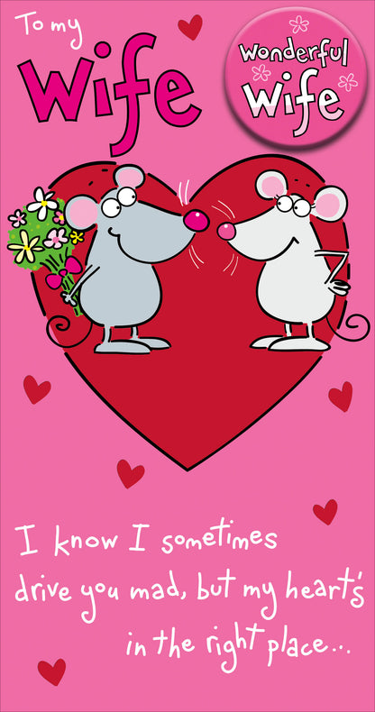 Standard Greeting Cards Wife Hum Giggles