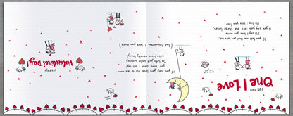 Hand Finished Greeting Cards One I Love Cute Oodles of Doodles