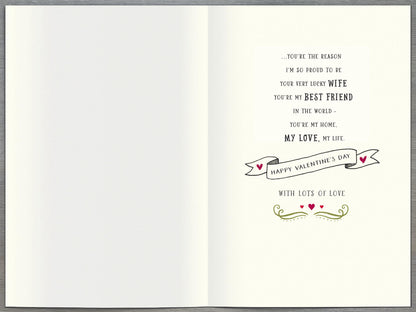Hand Finished Greeting Cards Husband  Gibson Core Line