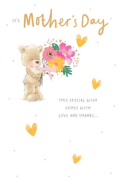 Hand Finished Greeting Cards General Wish Cute Nutmeg