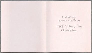 Hand Finished Greeting Cards Mum  Carlton Core Line
