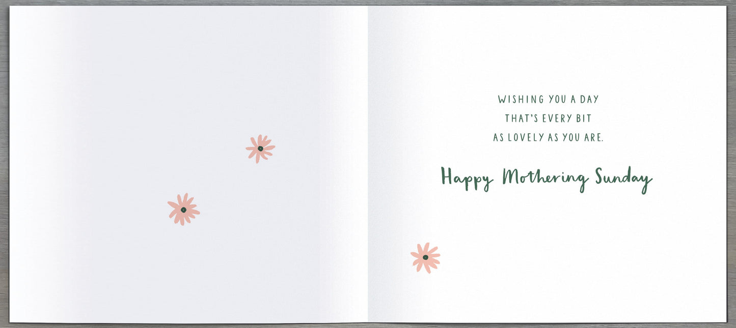 Hand Finished Greeting Cards General Wish Mothering Sunday  Carlton Core Line