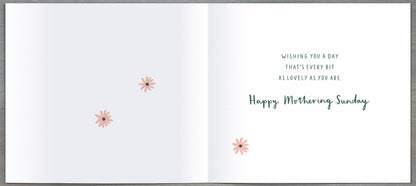 Hand Finished Greeting Cards General Wish Mothering Sunday  Carlton Core Line
