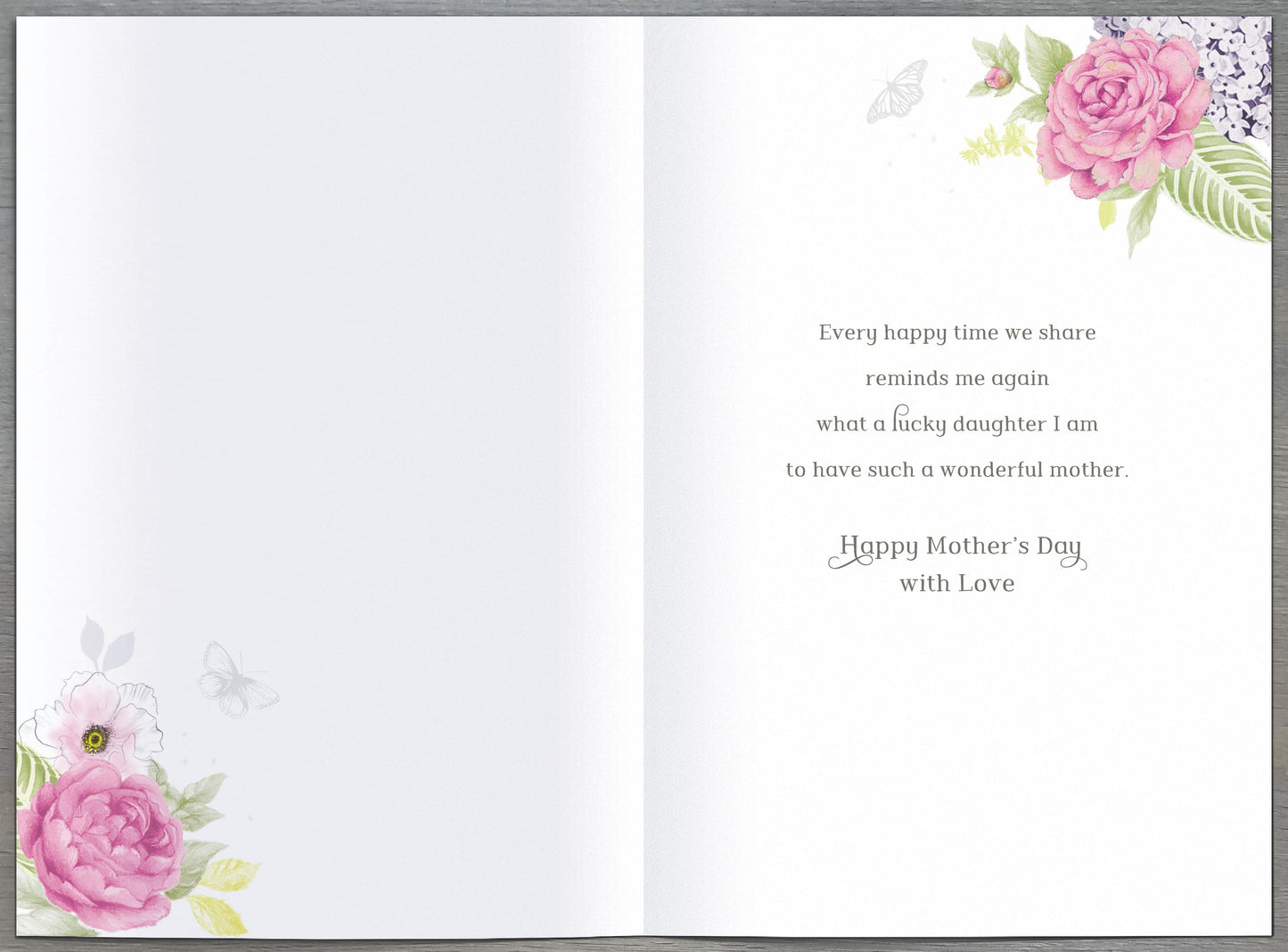 Hand Finished Greeting Cards Mother From Daughter  Gibson Core Line
