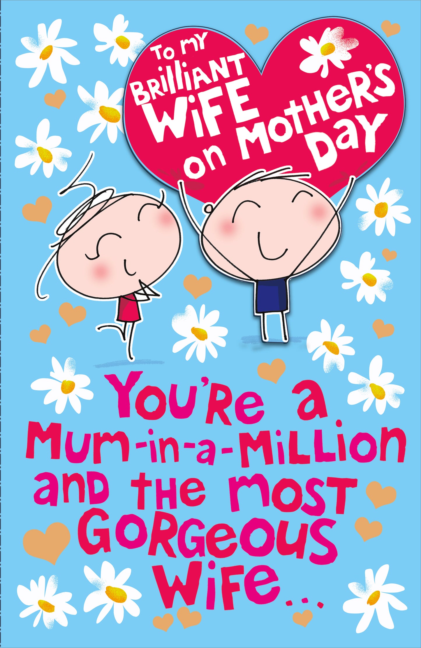 Hand Finished Greeting Cards Wife Cute Wigwam