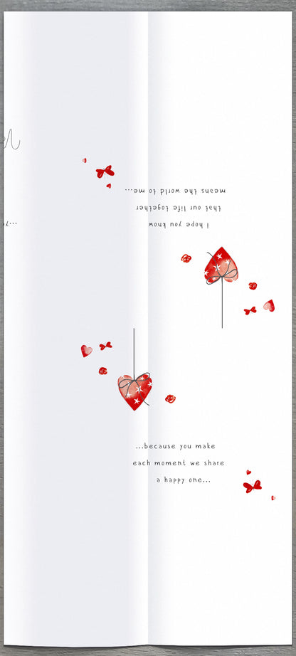 Hand Finished Greeting Cards Wife  Gibson Core Line