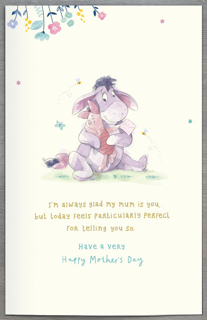 Hand Finished Greeting Cards Mum Cute Disney Eeyore's Little Corner