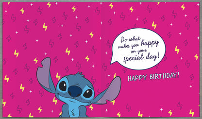 Standard Greeting Cards Birthday 7 Year Girl Juvenile Disney Lilo and Stitch