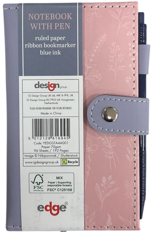 Notebook with pen