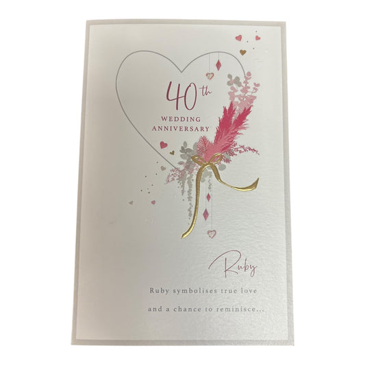 Anniversary Wedding 40th Conv