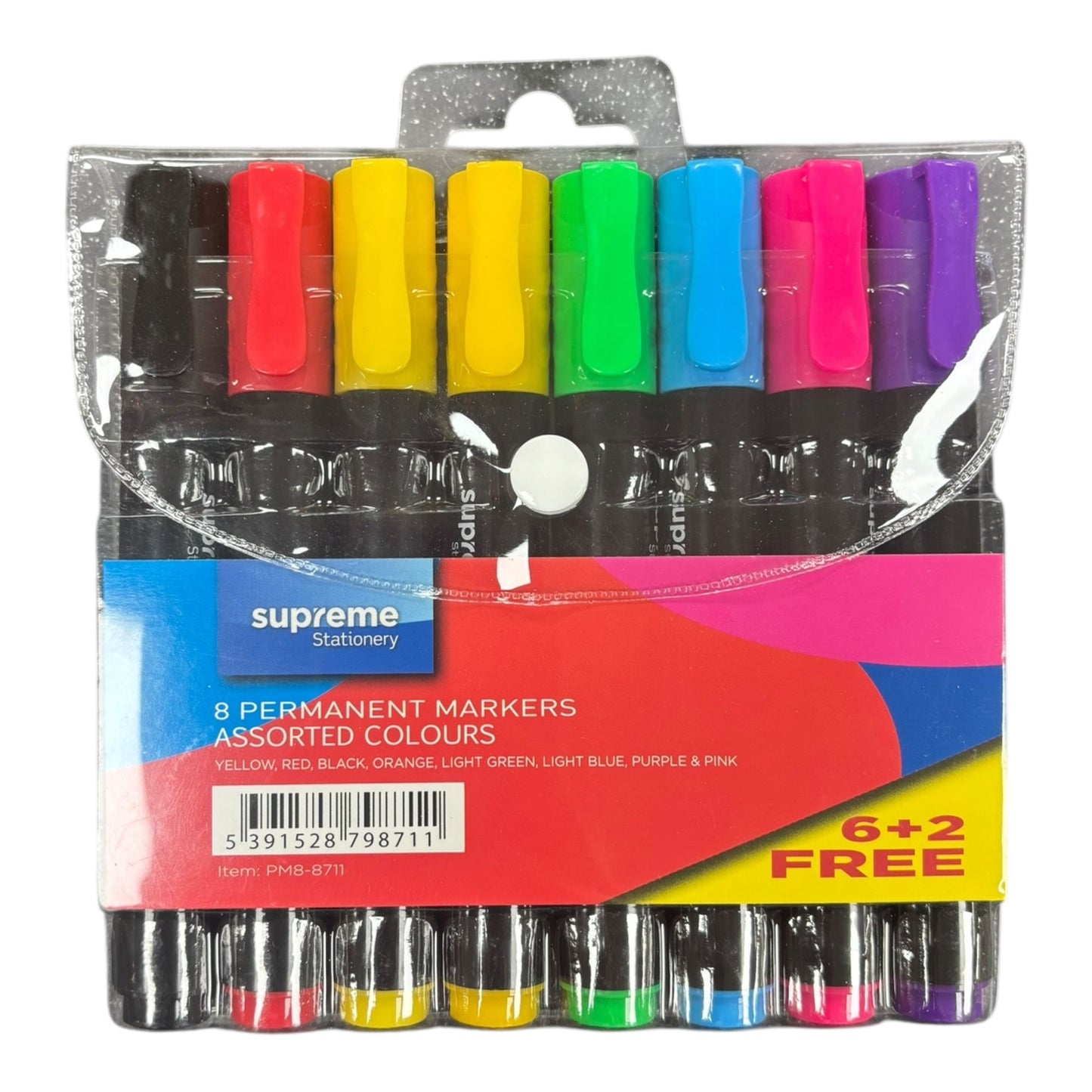 5391528798711 - 6 Permanent Markers