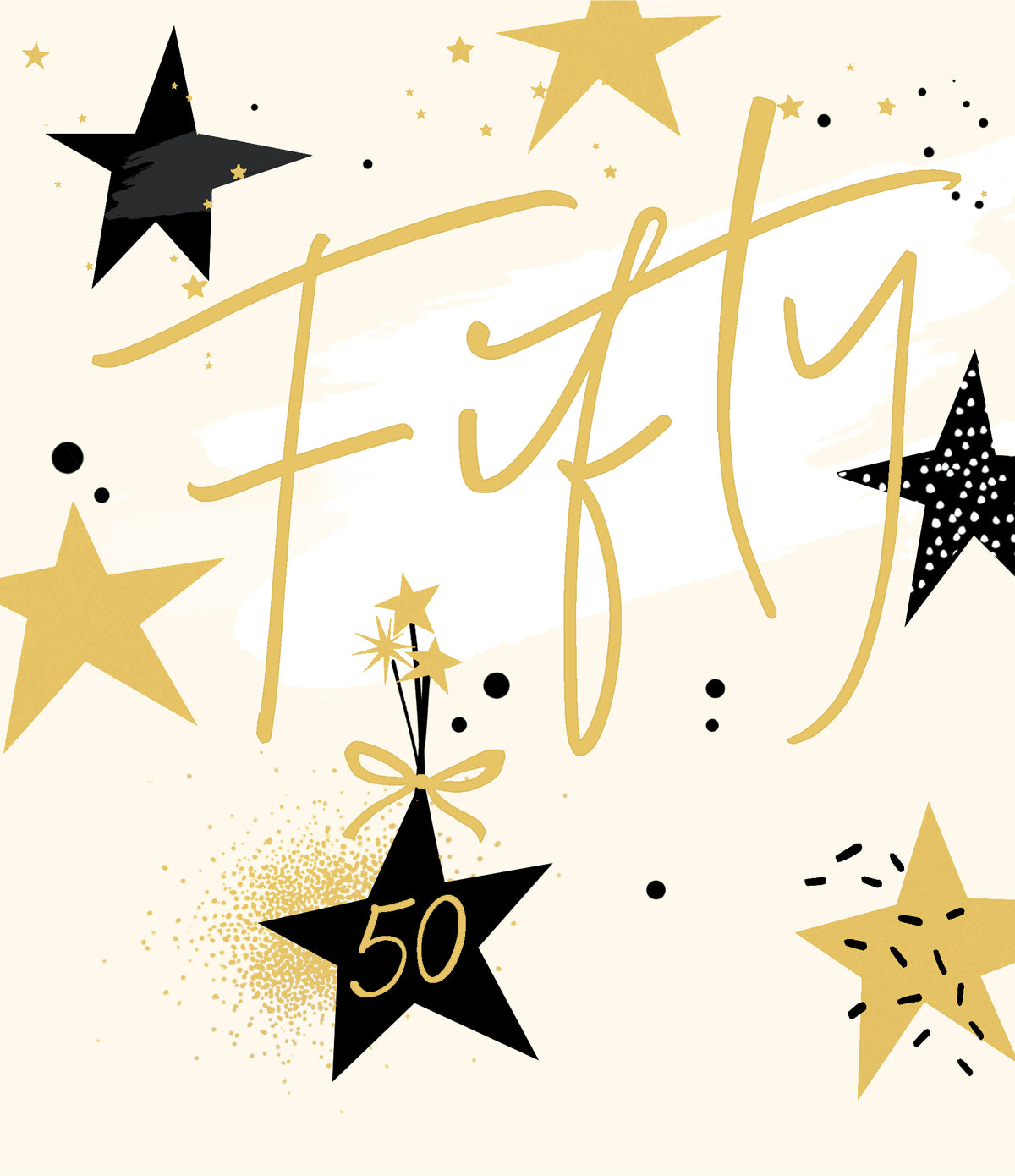 Standard Greeting Cards Birthday 50th  Starstruck