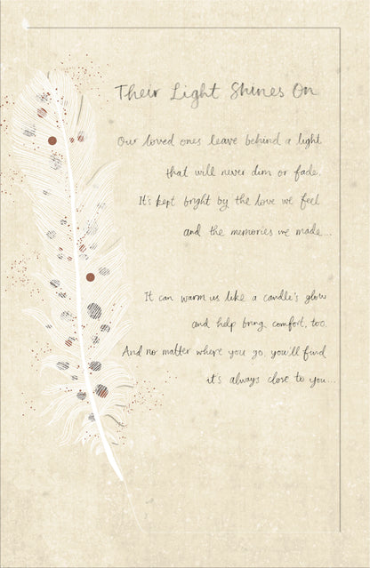 Standard Greeting Cards Sympathy Inspirational  Gibson Core Line