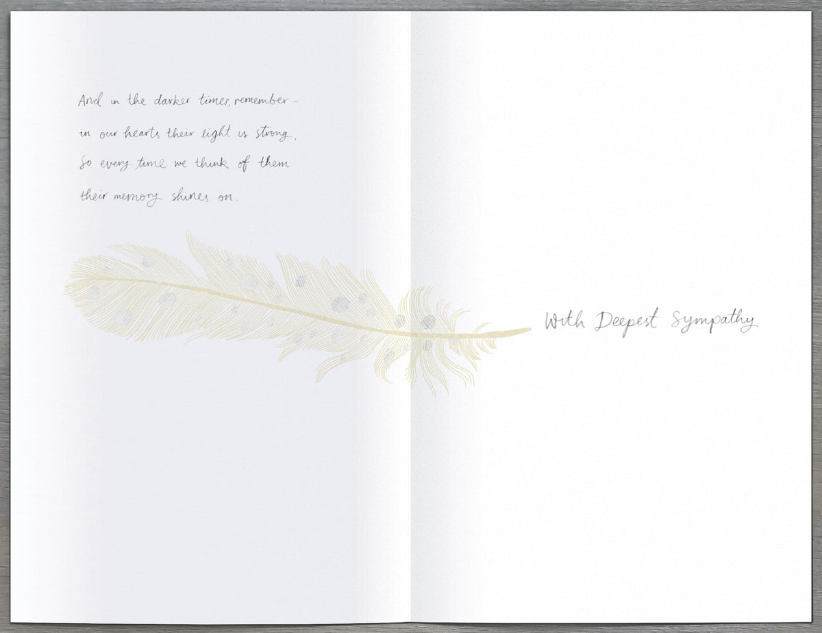 Standard Greeting Cards Sympathy Inspirational  Gibson Core Line