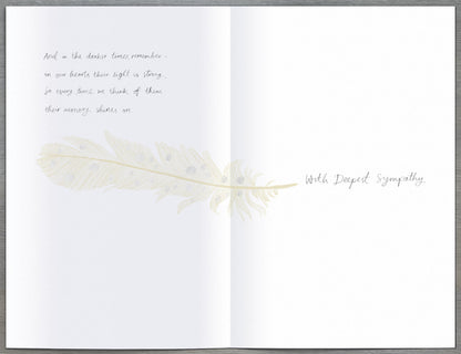 Standard Greeting Cards Sympathy Inspirational  Gibson Core Line