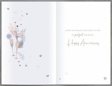 Standard Greeting Cards Anniversary Wedding 25th  Gibson Core Line