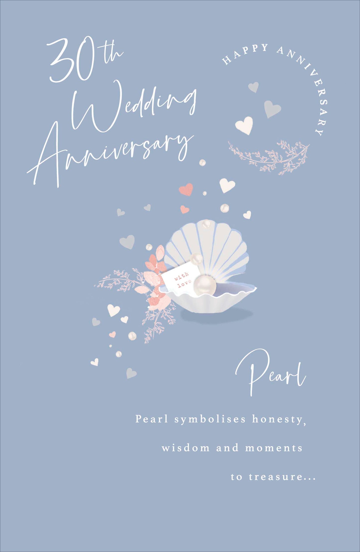 Standard Greeting Cards Anniversary Wedding 30th  Gibson Core Line