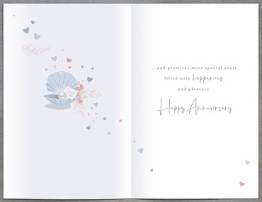 Standard Greeting Cards Anniversary Wedding 30th  Gibson Core Line