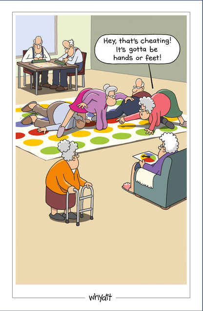 Standard Greeting Cards Open Blank  Traces of Nuts