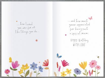 Standard Greeting Cards Birthday 70th Mum  Gibson Core Line