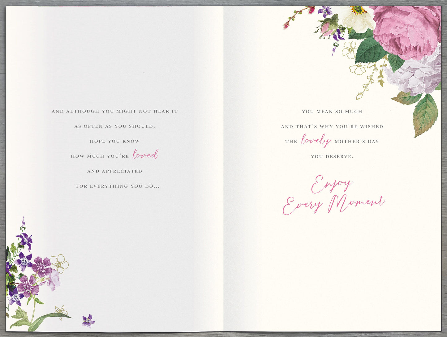 Hand Finished Greeting Cards Mam  Royal Horticultural Society