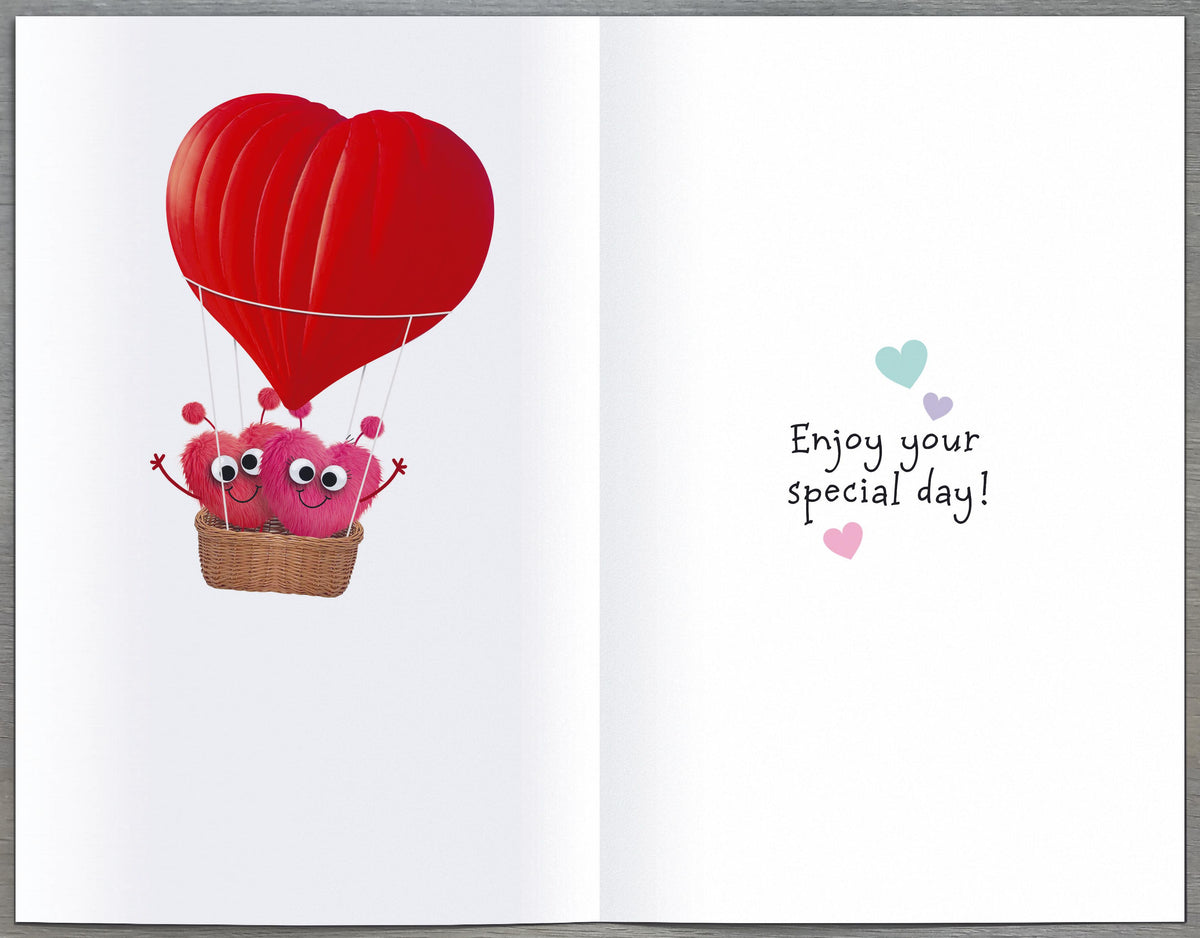 Hand Finished Greeting Cards Anniversary On Your Hum Fuzz Bugs