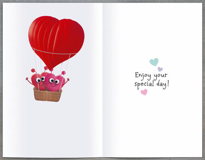 Hand Finished Greeting Cards Anniversary On Your Hum Fuzz Bugs