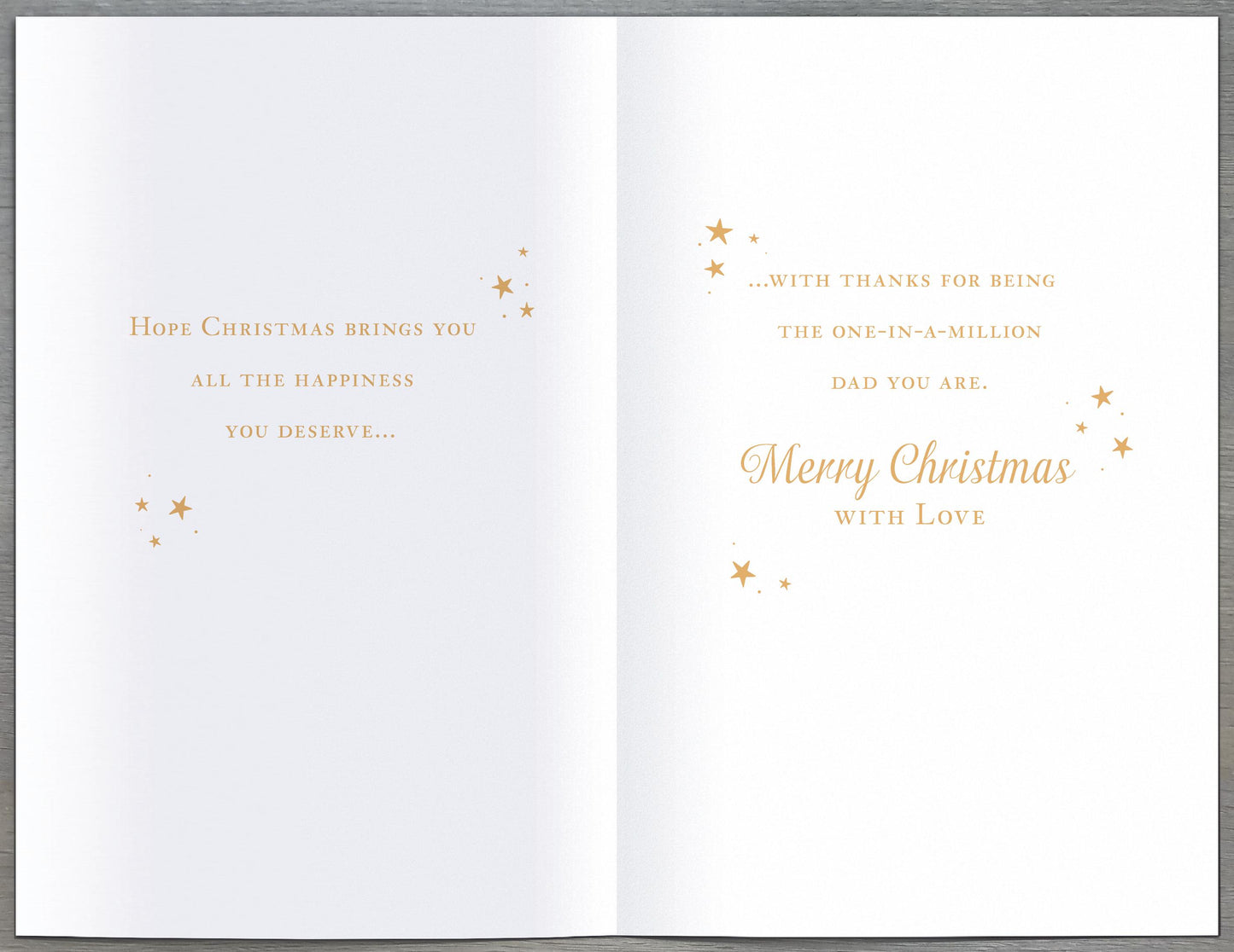 Hand Finished Greeting Cards Dad  Watermark Core Line