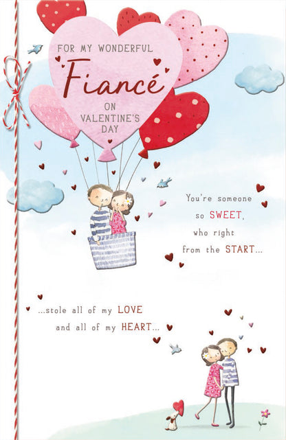 Hand Finished Greeting Cards Fiance  Watermark Core Line