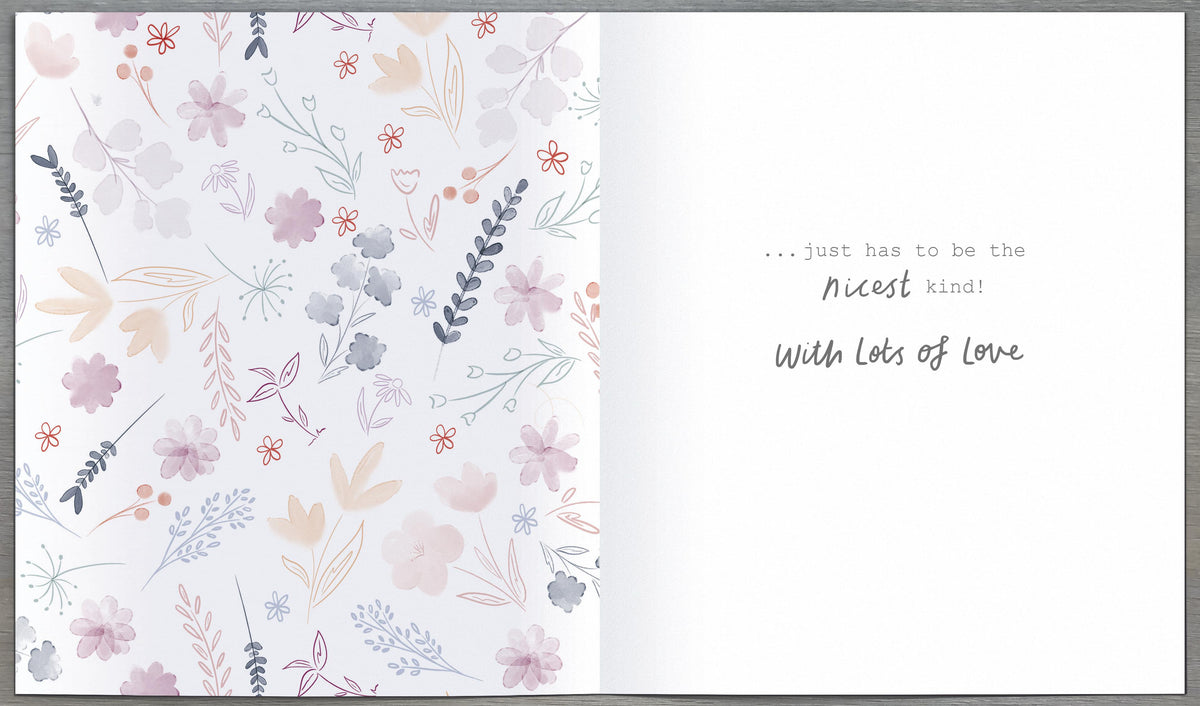 Hand Finished Greeting Cards Fiancee  Watermark Core Line